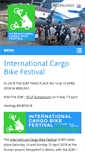 Mobile Screenshot of cargobikefestival.com