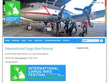 Tablet Screenshot of cargobikefestival.com
